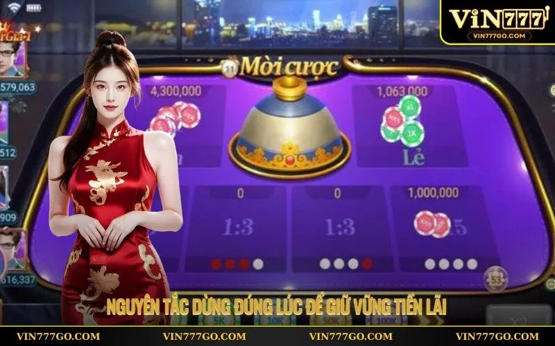 Nguyên tắc dừng đúng lúc để giữ vững tiền lãi